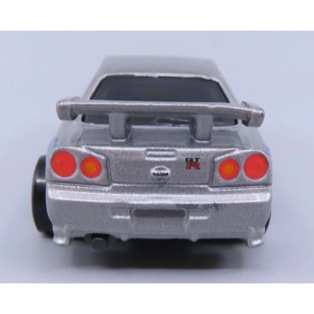 Hot Wheels Nissan Skyline GT-R R34 Silver Fast & Furious 1:64 Diecast Car Loose